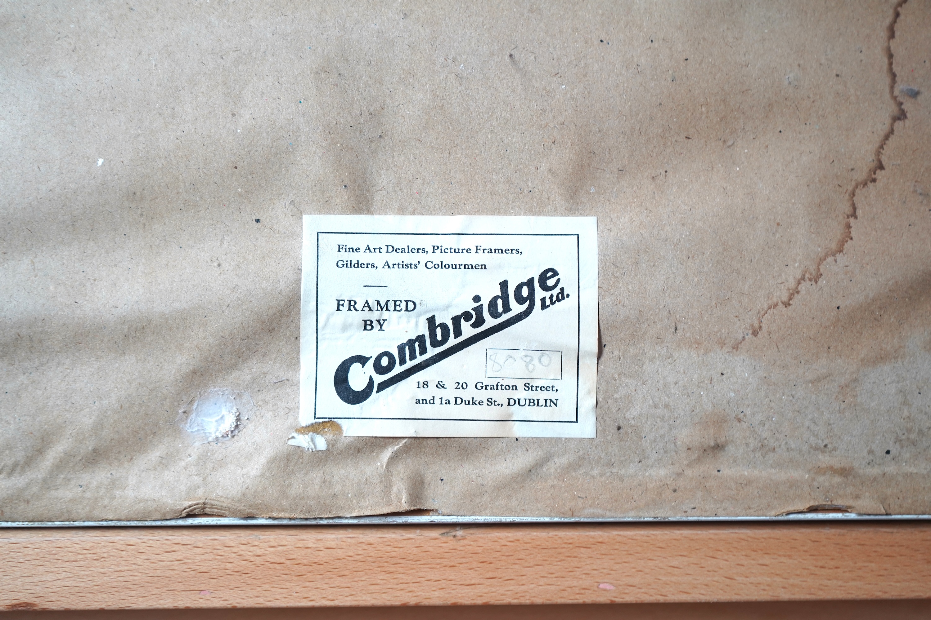 Bernard Finegan Gribble, 1872-1962, Three Masted Clippers in full sail